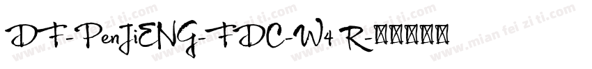 DF-PenJiENG-FDC-W4 R字体转换